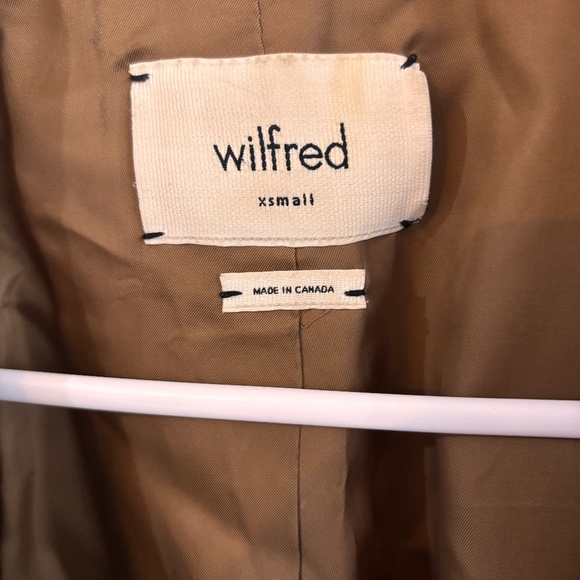 Tan Wilfred Pea coat - roundish lapel Italian wool - Picture 3 of 11